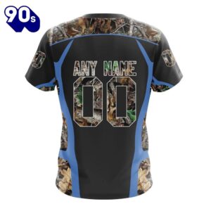 NFL Tennessee Titans Custom Name Number Camo Hunting T-Shirt