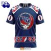 NFL Tennessee Titans Custom Name Number Grateful Dead T-Shirt