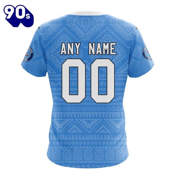 NFL Tennessee Titans Custom Name Number Kits For Dia De Muertos T-Shirt