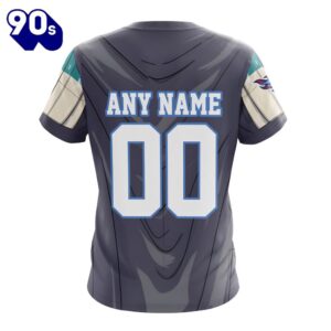 NFL Tennessee Titans Custom Name Number Mandalorian And Baby Yoda T-Shirt