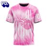 NFL Tennessee Titans Custom Name Number Pink Tie-Dye T-Shirt