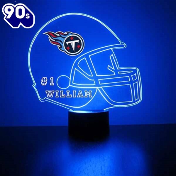 NFL Tennessee Titans Football Led Sports Fan Lamp  Gift Christmas