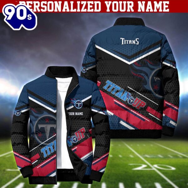 NFL Tennessee Titans Puffer Jacket Personalized Your Name – Sport Puffer Jacket