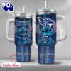 NFL Tennessee Titans Stitch Glitter Custom Stanley Quencher 40oz Stainless Steel Tumbler With Handle