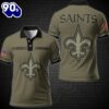 NFL Vetaran Day New Orleans Saints Polo Shirt Custom Your Name Veteran Polo Shirt