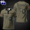 NFL Vetaran Day Tennessee Titans Polo Shirt Custom Your Name Veteran Polo Shirt