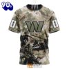 NFL Washington Commanders Custom Name Number Veteran Salute To Service T-Shirt