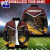 NFL Washington Commanders Puffer Jacket Personalized Your Name – Sport Puffer Jacket