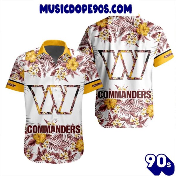 NFL Washington Commanders Special Floral Hawaiian Shirt