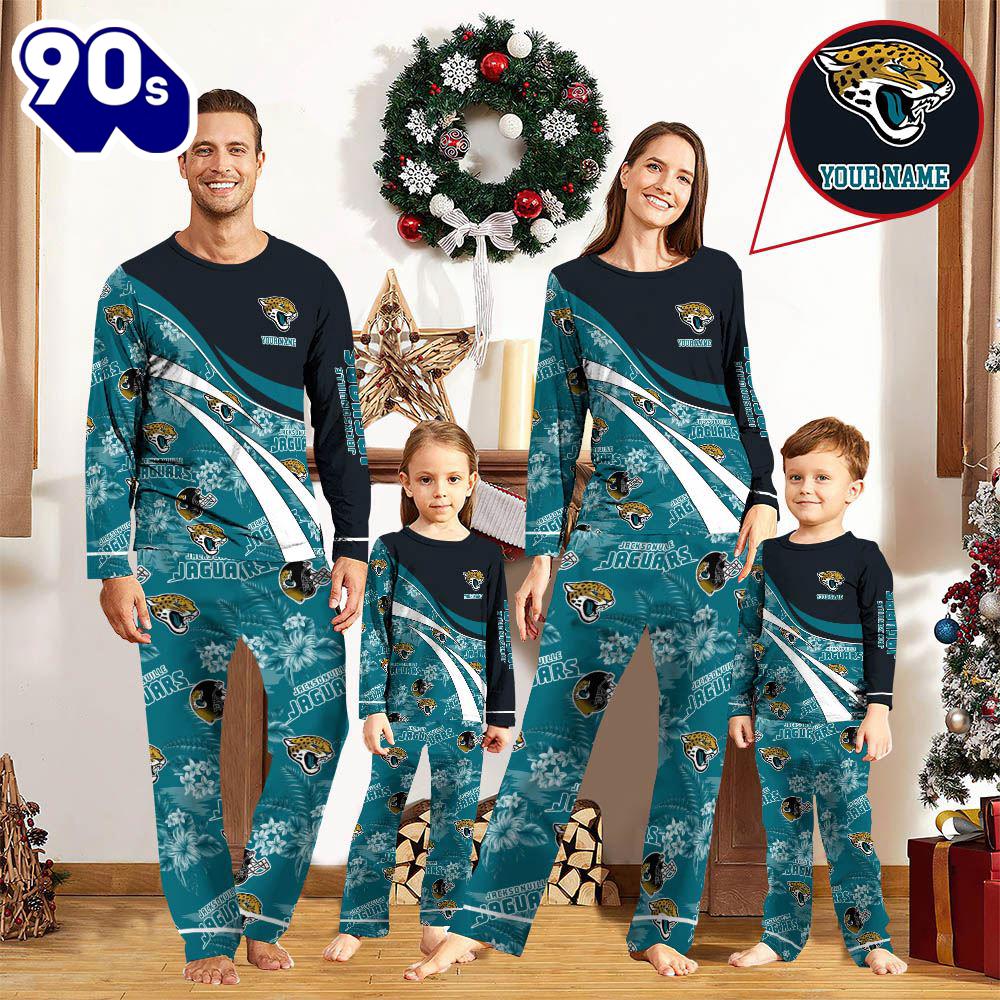 NFL Family Pajama Set, NFLJacksonville Jaguars Pajamas Personalized Your Name Football Team Pajamas NFL Family Pajama Set, NFLJacksonville Jaguars Pajamas Personalized Your Name Football Team Pajamas
