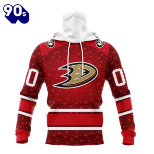 NHL Anaheim Ducks Special Gift For Valentines Day All Over Print Shirt