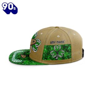 NHL Anaheim Ducks Special Snapback Design For St.Patrick's Day