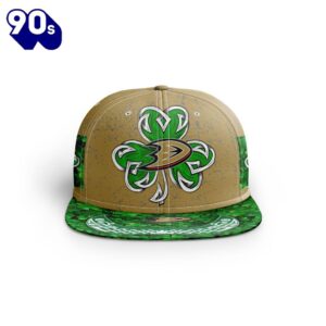 NHL Anaheim Ducks Special Snapback Design For St.Patrick's Day