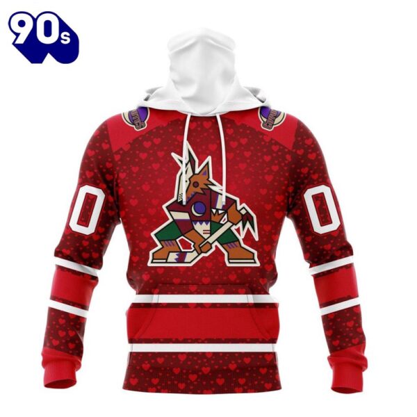 NHL Arizona Coyotes Special Gift For Valentines Day All Over Print Shirt