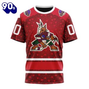 NHL Arizona Coyotes Special Gift For Valentines Day All Over Print Shirt