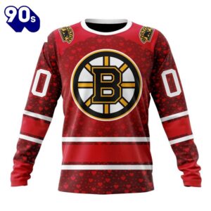 NHL Boston Bruins Special Gift For Valentines Day All Over Print Shirt