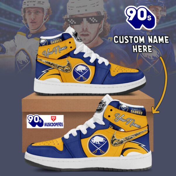 NHL Buffalo Sabres Air Jordan 1 Shoes