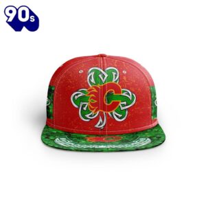 NHL Calgary Flames Special Snapback Design For St.Patrick’s Day