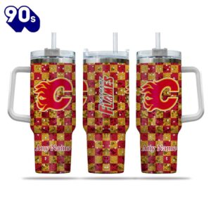 NHL Calgary Flames Stained Glass…