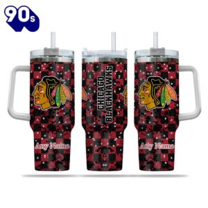 NHL Chicago Blackhawks Stained Glass…