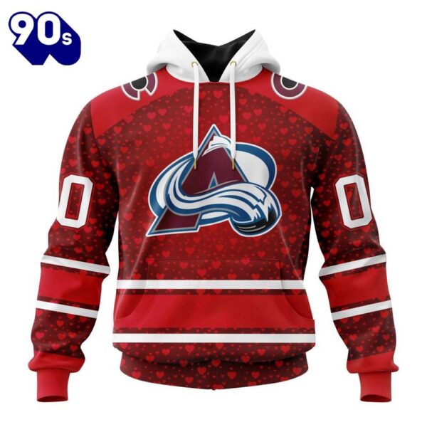 NHL Colorado Avalanche Special Gift For Valentines Day All Over Print Shirt