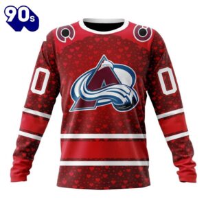 NHL Colorado Avalanche Special Gift For Valentines Day All Over Print Shirt