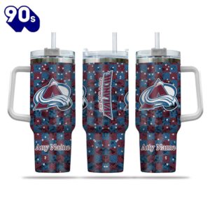 NHL Colorado Avalanche Stained Glass…