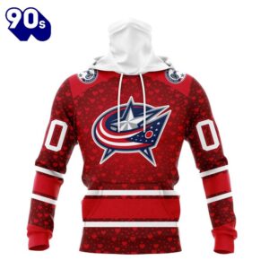 NHL Columbus Blue Jackets Special Gift For Valentines Day All Over Print Shirt