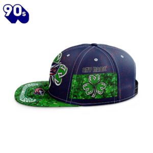 NHL Columbus Blue Jackets Special Snapback Design For St.Patrick's Day