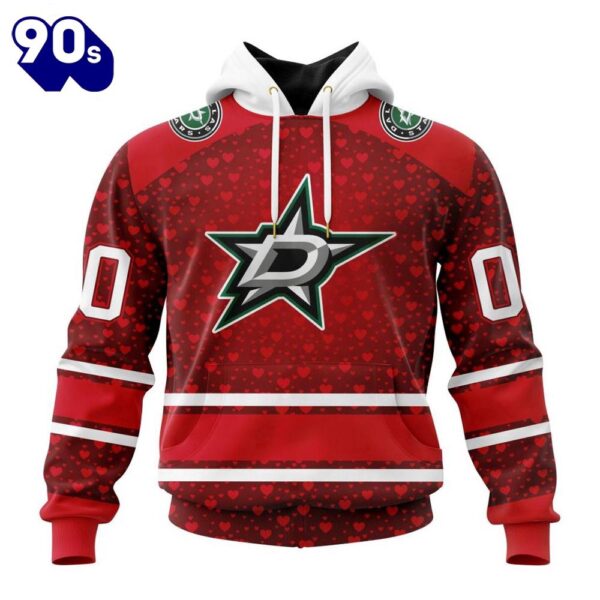 NHL Dallas Stars Special Gift For Valentines Day All Over Print Shirt