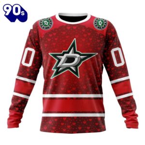 NHL Dallas Stars Special Gift For Valentines Day All Over Print Shirt