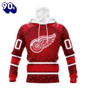 NHL Detroit Red Wings Special Gift For Valentines Day All Over Print Shirt