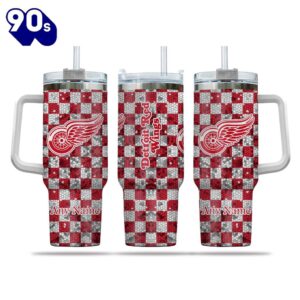 NHL Detroit Red Wings Stained…