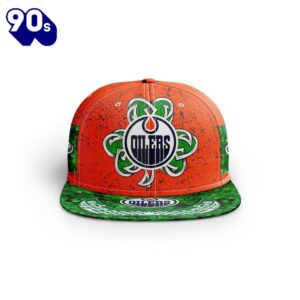 NHL Edmonton Oilers Special Snapback Design For St.Patrick’s Day