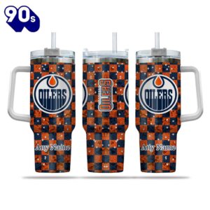 NHL Edmonton Oilers Stained Glass…