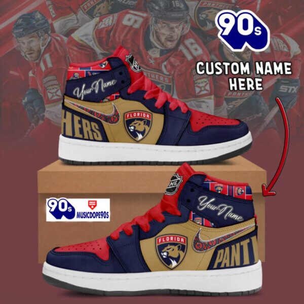 NHL Florida Panthers Air Jordan 1 Shoes