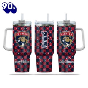 NHL Florida Panthers Stained Glass…