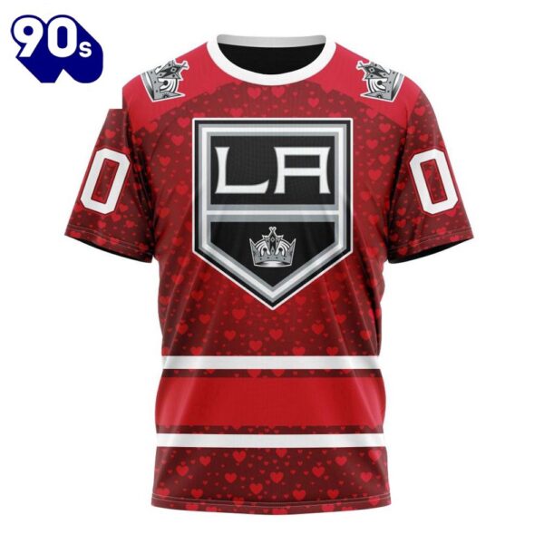 NHL Los Angeles Kings Special Gift For Valentines Day All Over Print Shirt