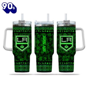 NHL Los Angeles Kings Special St. Patrick’s Day 40oz Tumbler With Handle