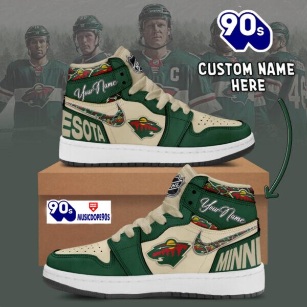 NHL Minnesota Wild Air Jordan 1 Shoes