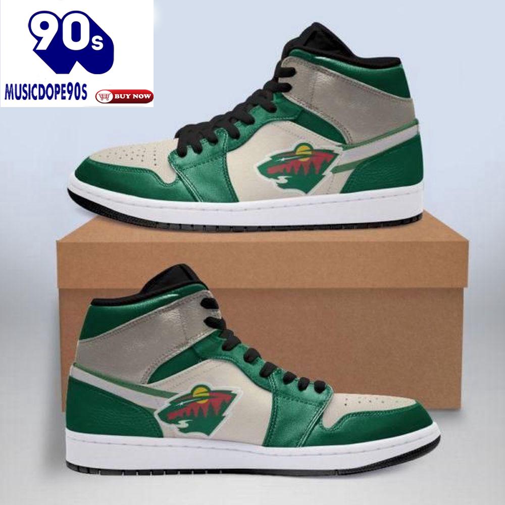 Nhl Minnesota Wild Air Jordan Shoes Sport Sneakers, Best Gift For Men And Women Nhl Minnesota Wild Air Jordan Shoes Sport Sneakers, Best Gift For Men And Women