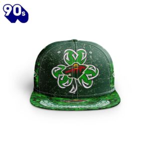 NHL Minnesota Wild Special Snapback Design For St.Patrick's Day