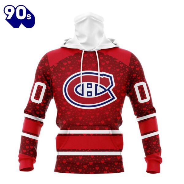 NHL Montreal Canadiens Special Gift For Valentines Day All Over Print Shirt