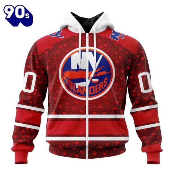 NHL New York Islanders Special Gift For Valentines Day All Over Print Shirt