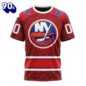 NHL New York Islanders Special Gift For Valentines Day All Over Print Shirt