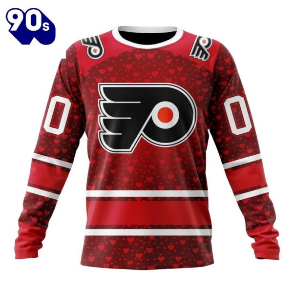 NHL Philadelphia Flyers Special Gift For Valentines Day All Over Print Shirt