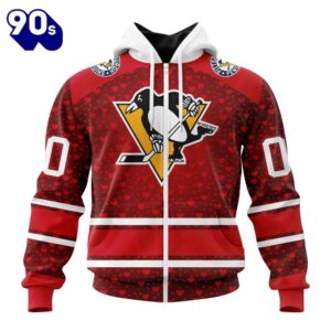 NHL Pittsburgh Penguins Special Gift For Valentines Day All Over Print Shirt