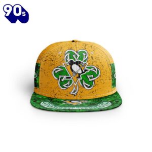 NHL Pittsburgh Penguins Special Snapback Design For St.Patrick's Day