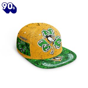 NHL Pittsburgh Penguins Special Snapback Design For St.Patrick's Day