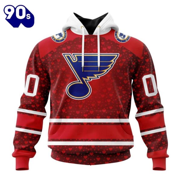 NHL St. Louis Blues Special Gift For Valentines Day All Over Print Shirt